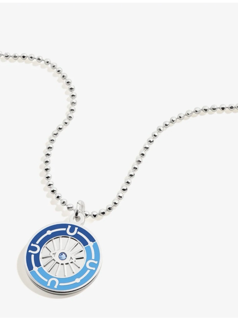 Alex and Ani Silver Evil Eye Necklace